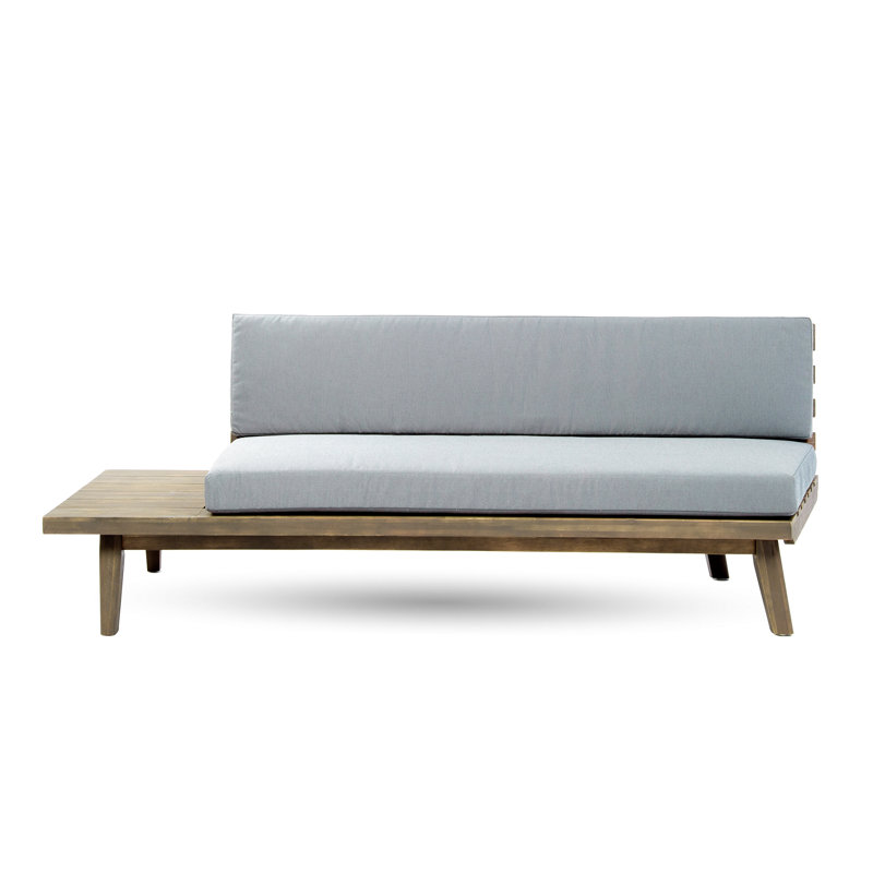 Canapé modulaire sans accoudoirs 76,5 po Bynum, Gris