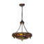 21" Wide Greenbriar Oak Inverted Pendant