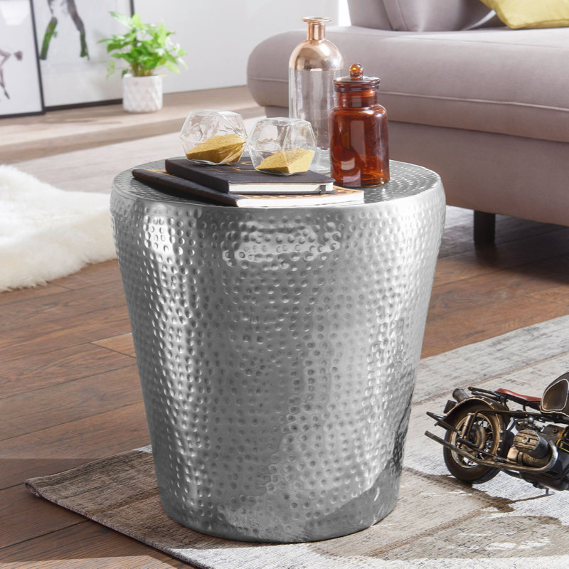 Sleaford End Table, Silver
