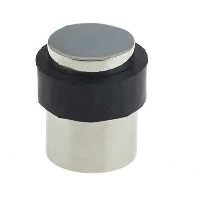 Cylinder Stainless Steel Baseboard Door Stop
