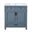 Meuble-lavabo 30 po avec lavabo en céramique-317562639
