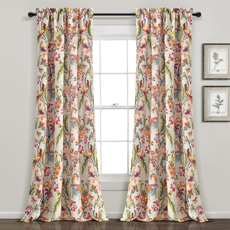 Dolores Room Darkening Pair, 52''W x 84''L, Neutral