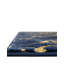 Tapis contemporain bleu marine et doré Vincente-2015627958