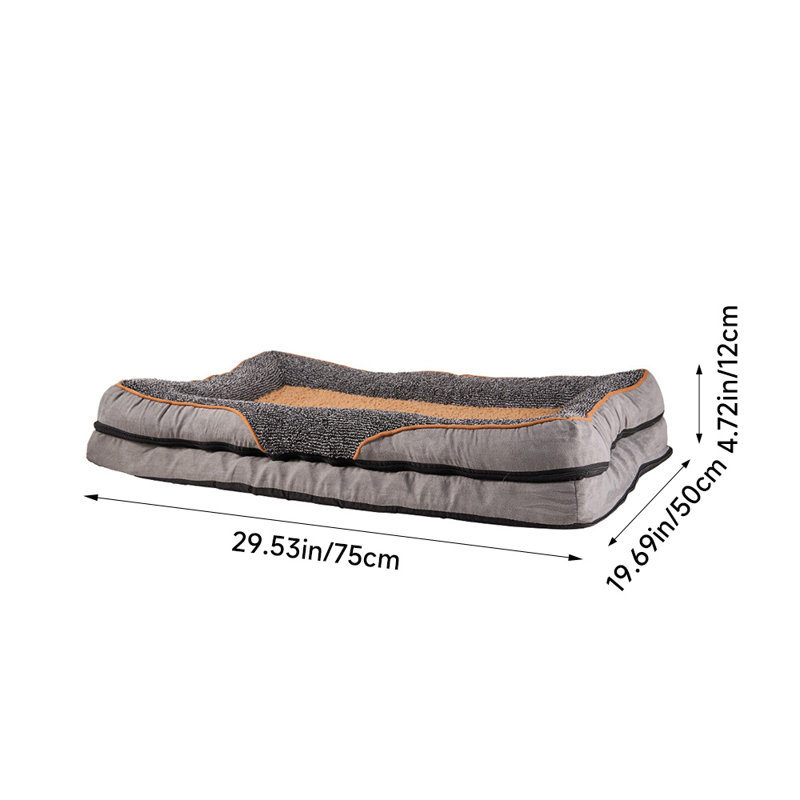 Faux Plush Pet Bed