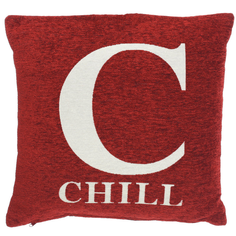 Whalley Square Throw Cushion, Red