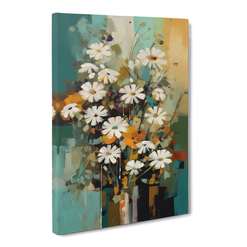 Lyda Flowers Mid Century Modern Vol.10 - Wrapped Canvas, 50cm H x 35cm W x 3cm D