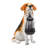  Beagle Garden Statue with Solar LED Lantern,Dog Statue,Resin Pet Decor for Patio, Lawn & Outdoor Spaces