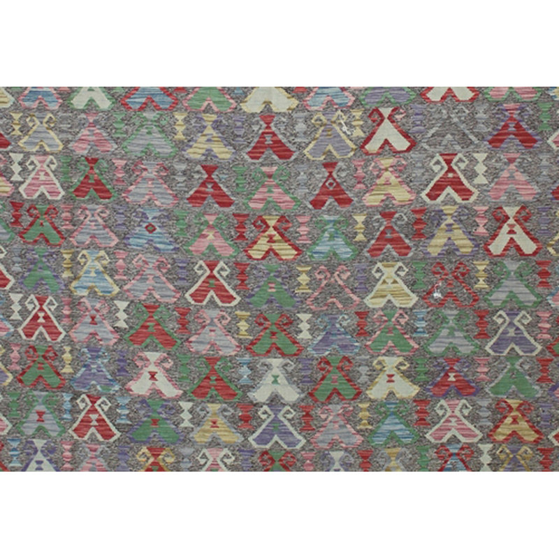 Cullins Rectangle 305 cm x 447 cm Ikat Hand Woven Kilim