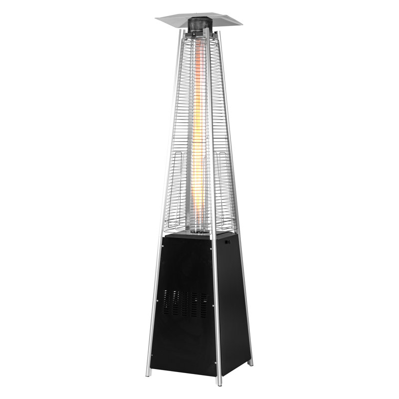 Chauffe-terrasse 88,8 po BTU avec roulettes au propane 88,8 BTU Outermust, idéal pour la cour arrière pour 6 à 8 personnes