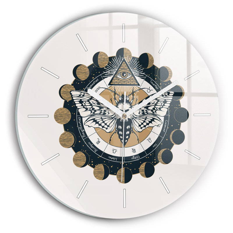 Glass Wall Clock