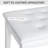Duet Piano Bench In White, With Comfortable Faux Leather Padding And Wooden Frame White Seat Foundation For Duets Practice