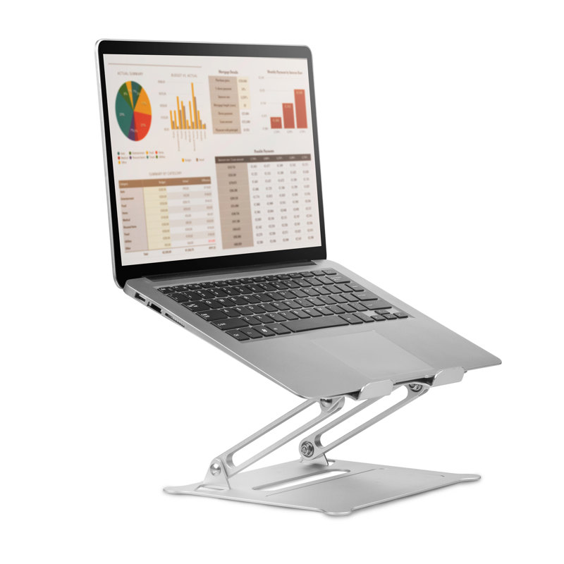Auledio Multi-Screen Desktop Mount, Silver