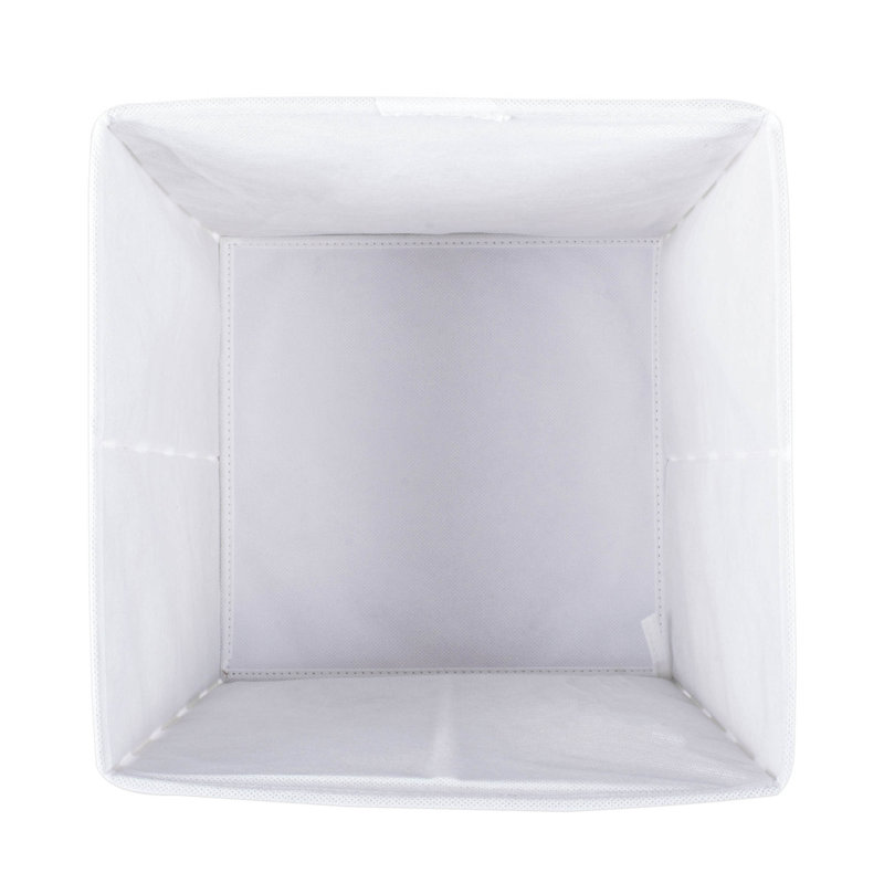 Ebern Designs Amarillis Fabric Bin, Grey