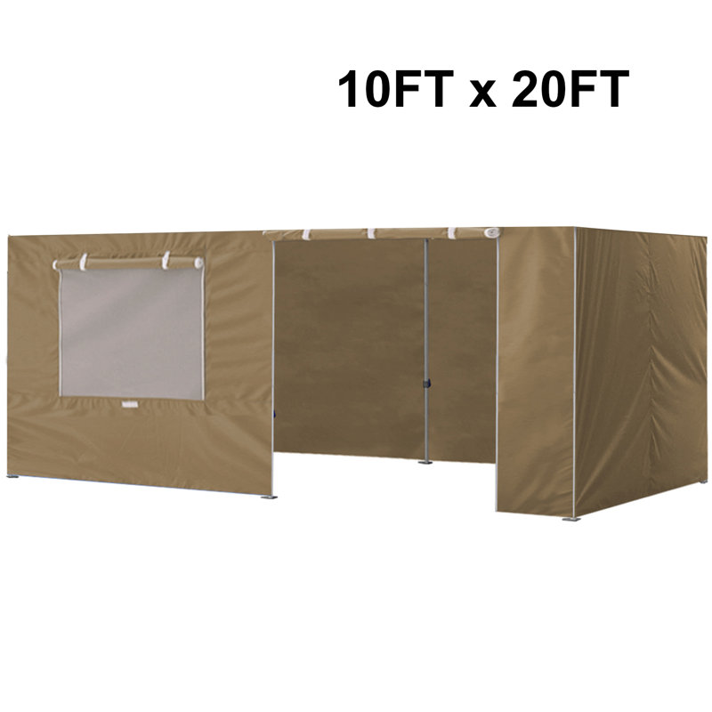 Mur latéral Moguel, Kaki, H 84 po x l 120 po x P 240 po