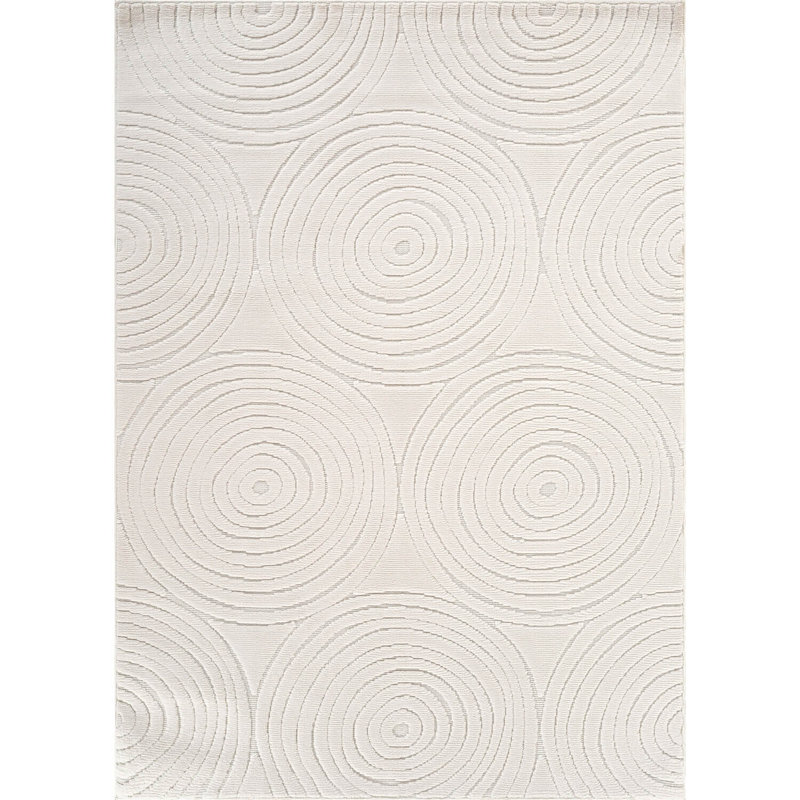 Bunny Modern High-Low Indoor Area Rug, Runner 2' x 7'