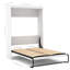 Lit escamotable mural peu encombrant Arlex pour chambre d'amis ou bureau personnel-453432083-406339235