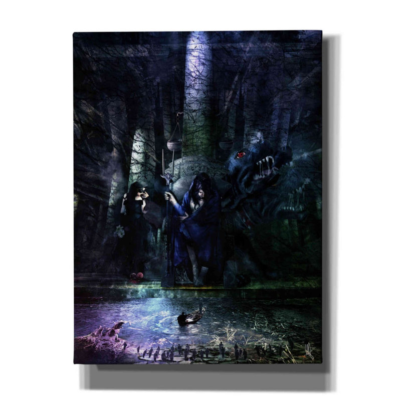 «Hades» par Mario Sanchez Nevado, art mural sur toile