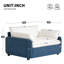 Canapé simple surdimensionné en chenille 50 * 43 ", fauteuil d'appoint large et profond, fauteuil confortable rembourré moderne, canapé-lit avec coussins pour salon et appartement-1376951968
