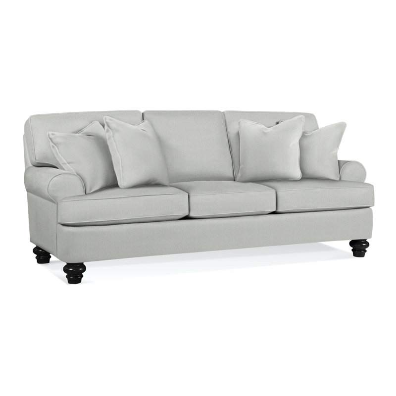 Lowell Sofa, Black, Snow Crypton Performance; 0884-91
