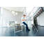 Tableau blanc réversible à roulement autoportable 68,5 po x 36 po Roam