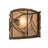 Rustic Lodge Flush Mounted Sconce-125006221-125006222