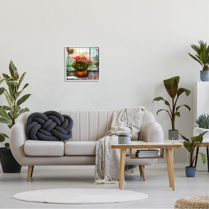 «Vivid Flower Blooms Greenhouse Giclee Art» par Alpenglow Workshop, H 17 po x l 17 po x P 1,5 po