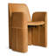 Parentheses Leather Arm Chair