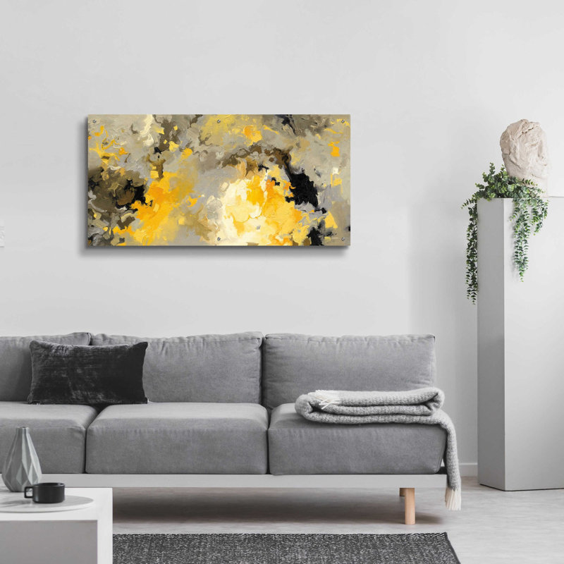 «Star Cloud» par Shirley Novak, art mural en verre acrylique, H 24 po x l 48 po