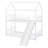 Metal House Bunk Bed With Slide-1586440383