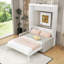 Lit escamotable double avec canapé Artemiy-756998400