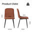 Faux Leather Upholstered Dining Chairs-1092552909