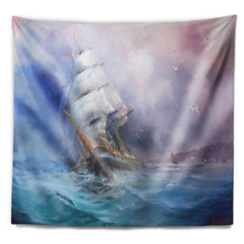 Tapisserie seascape sea breeze, H 32 po x l 39 po