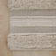 Tapis de bain tissé à rayures texturées 22 po x 58 po