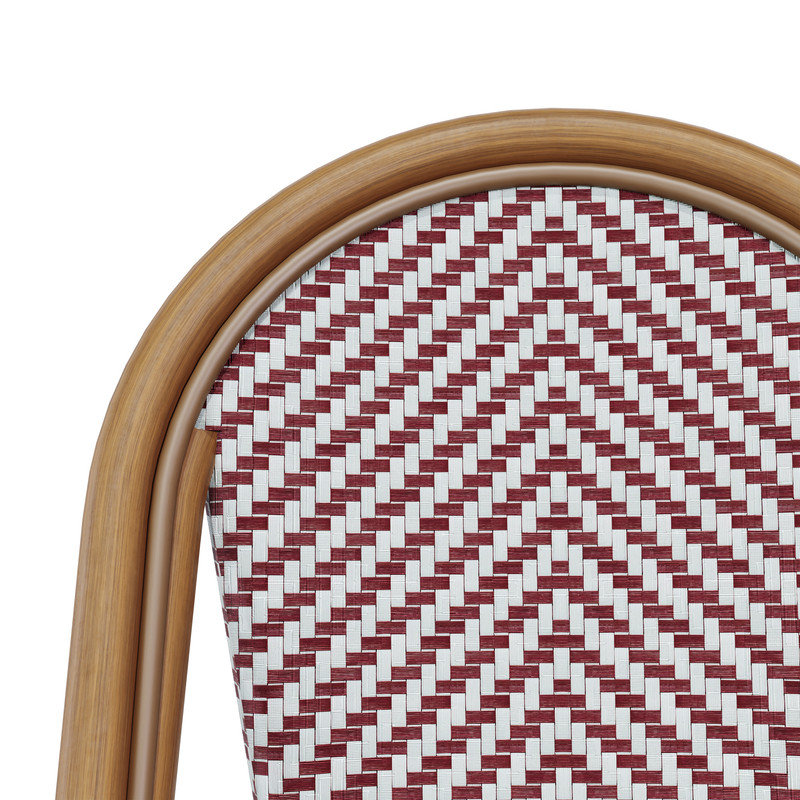 Chaises d'appoint pour l'extérieur, Rouge, 2