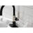 Kingston Brass Whitaker Single-Handle 1-Hole Deck Mount Bathroom Faucet with Push Pop-Up and Deck Plate-50999991