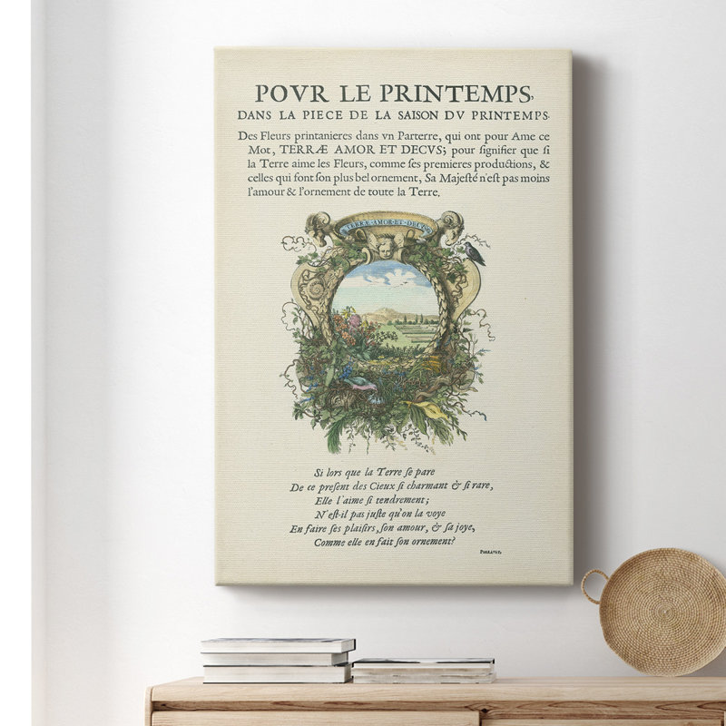 Ex-libris imprimé sur toile V - Art texturé sur toile tendue, H 60 po x l 40 po x P 1,5 po