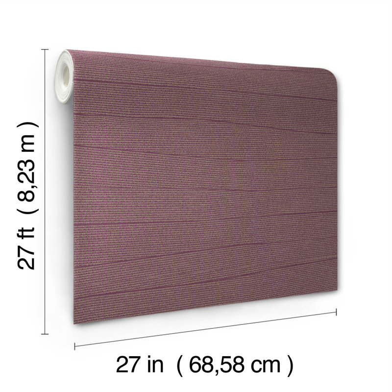 Rouleau de papier peint L 27 pi x l 27 po Almus, Mûre blanche