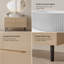 Meuble-lavabo de salle de bain autoportant ou mural de 92 cm (36,16 pouces) avec lavabo en céramique et tiroirs à fermeture en douceur
