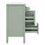 Ensemble de meuble-lavabo 24 po avec lavabo, armoire autoportante avec tiroir inclinable, 2 tiroirs, tablette réglable et support de rangement-1313381821