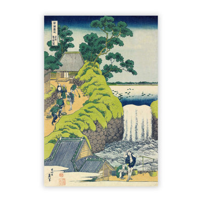 Aoigaoka Waterfall In The Eastern Capital by Katsushika Hokusai - No Frame Painting