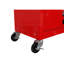 Rangement rouge pour 8 outils avec roulettes, intérieur spacieux, armoire mobile verrouillable fiable - rouge, centrale pour un rangement sécuritaire, fabrication en acier thermolaqué-16731309