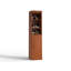 Armoire de rangement de salle de bain 100% bois massif 16,5 po avec portes solides et tablettes réglables-1393020021