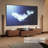 126'' Modern Electric Walunt Color TV Stand With Retractable Ultra-Short Throw Projector Platform-1265809186-1265809187