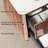 36" Modern Bathroom Vanity with Single Ceramic Basin and 2 Drawers, and 14"Side Cabinet Set