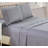 Microfiber Bed Sheets Set Checker Embossed Bedding Set-24825957-24825951