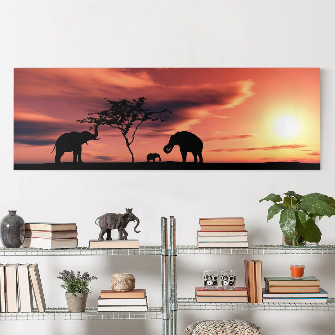 Leinwandbild African Elephant Family