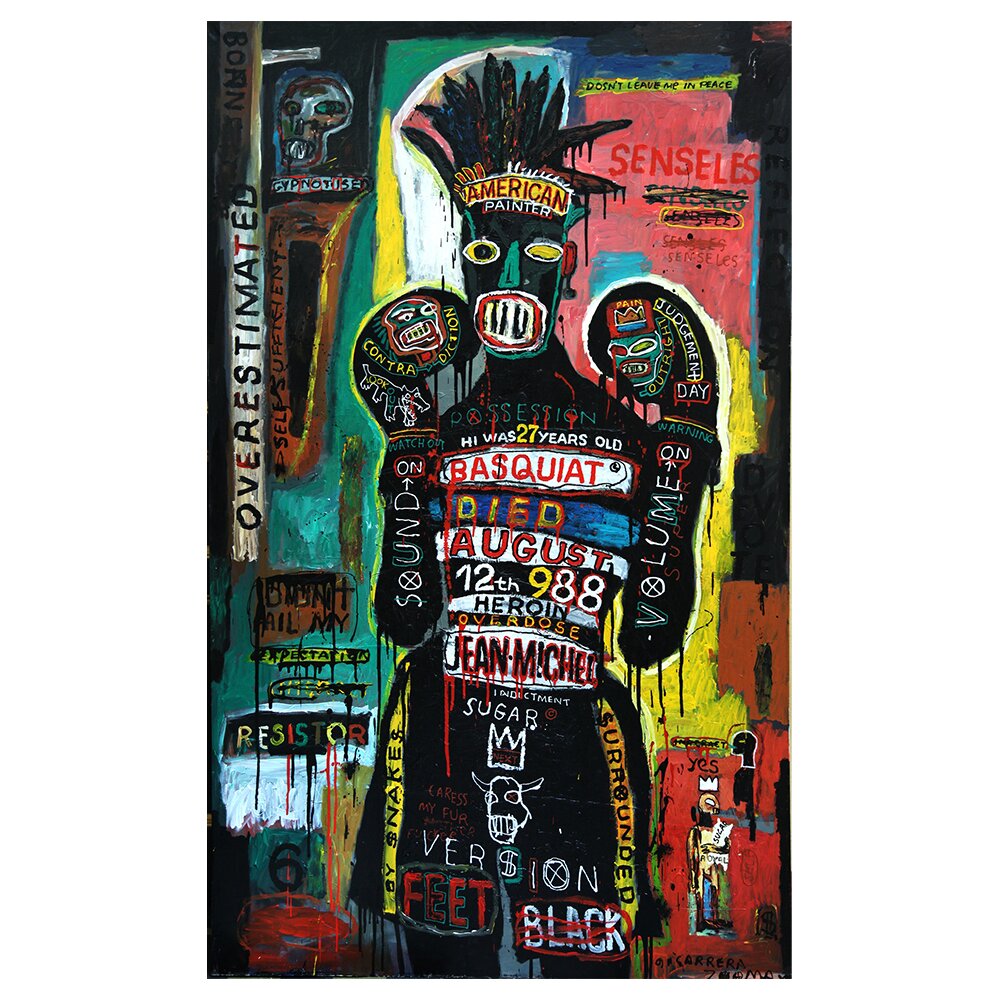 Leinwandbild Basquiat von Maxim Bashev