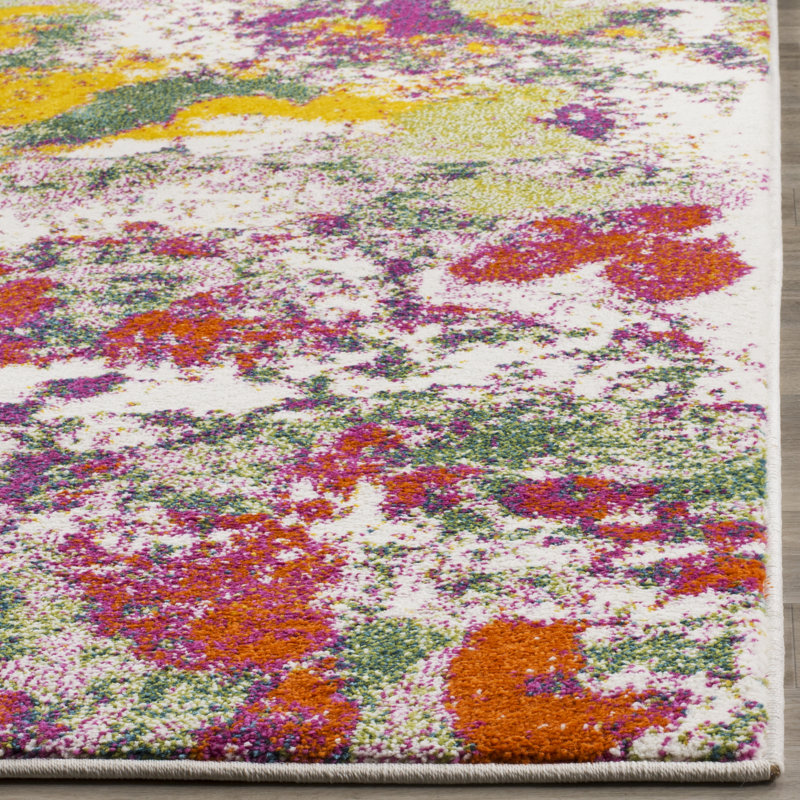 Parkins Abstract Hand Woven Area Rug, Rectangle 201 x 274 cm