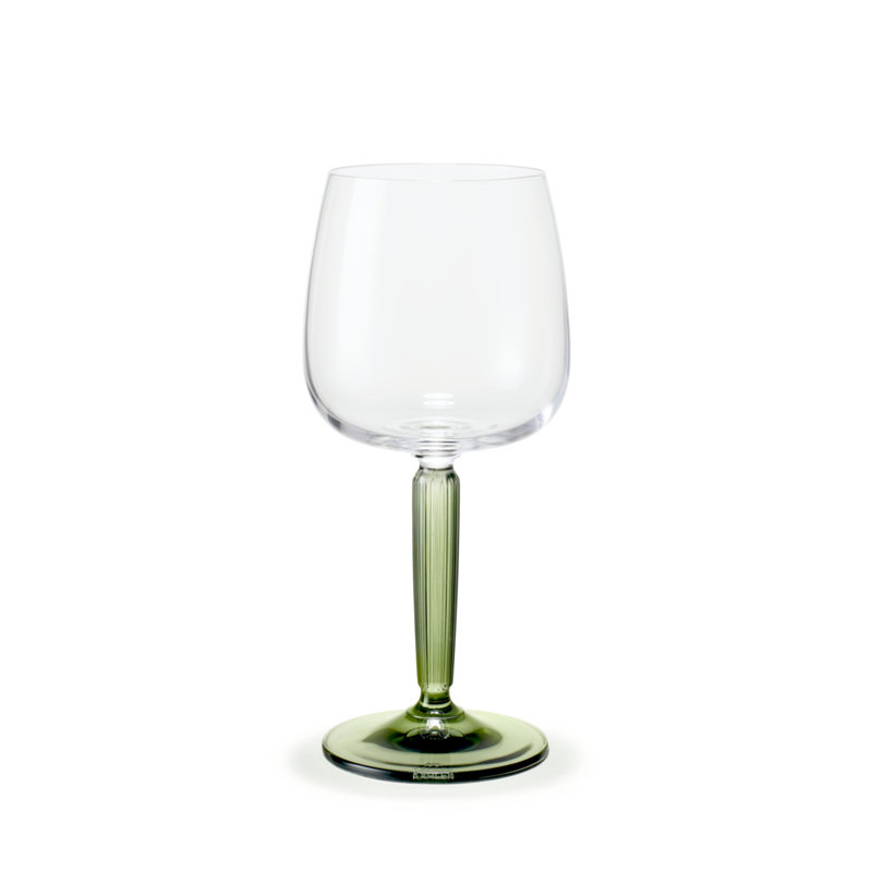 Hammershøi White Wine Glass, 11.8 oz., Green