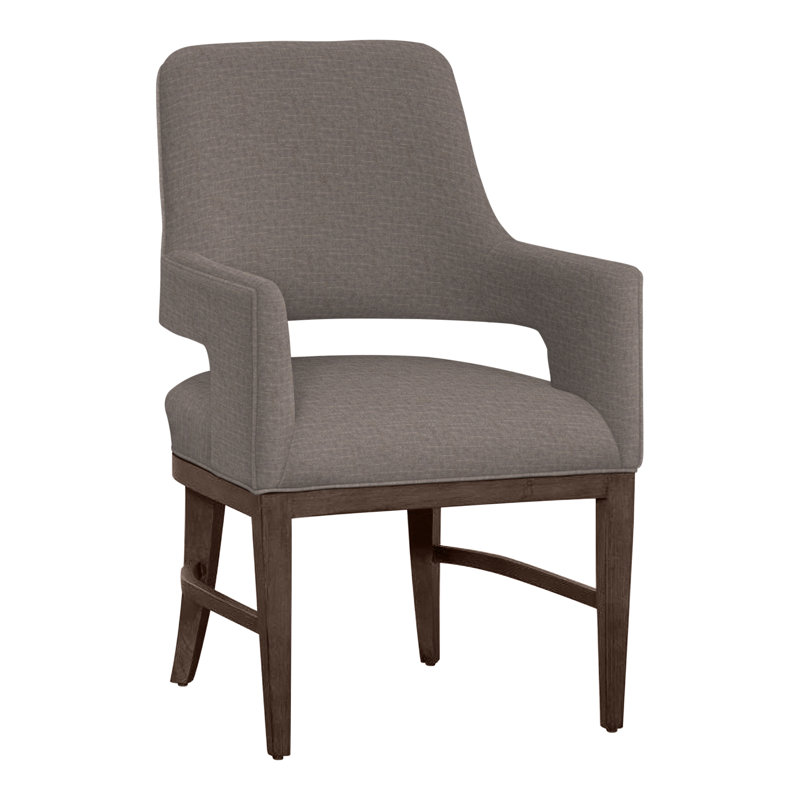 Chaise avec accoudoirs Josie, Perigold montage beige, Noisette